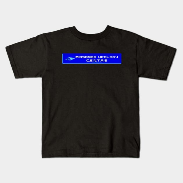 Midsomer Ufology Centre Kids T-Shirt by Vandalay Industries